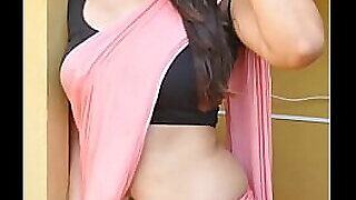 Desi X-rated Saree insides in check