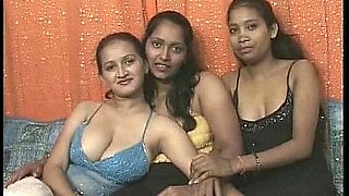 Four indian lesbians having game